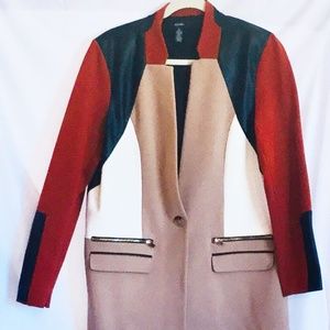 Alfani Versatile Long Jacket w/Multicolor sz 10